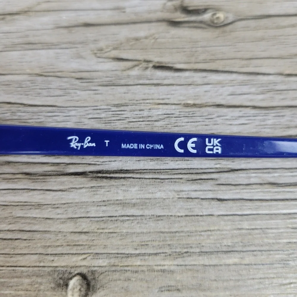 Ray-Ban Eyeglasses Frames RB1591 3807 Kids Transparent Blue Cat‎ Eye 48-16-130